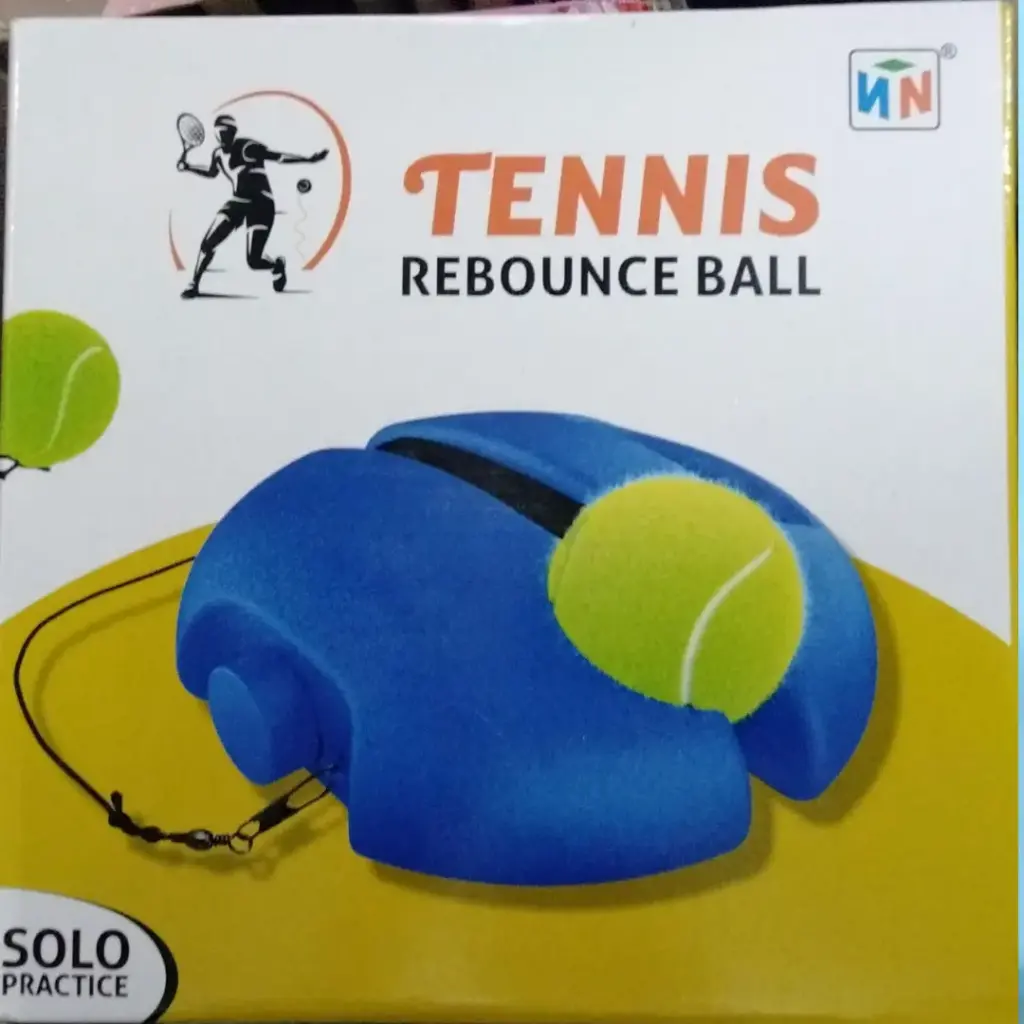 Tennis Trainer Rebound Ball,Solo Tennis Training Equipment for Self Cricket Pracitce,Portable Tool,Tennis Rebounder Kit